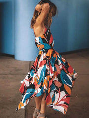 Vorioal Geometric Stitching Dress