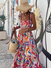 Vorioal Sleeveless Slip Dress
