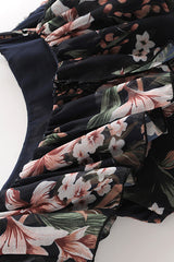 Tinseltown Floral Print Mini Dress