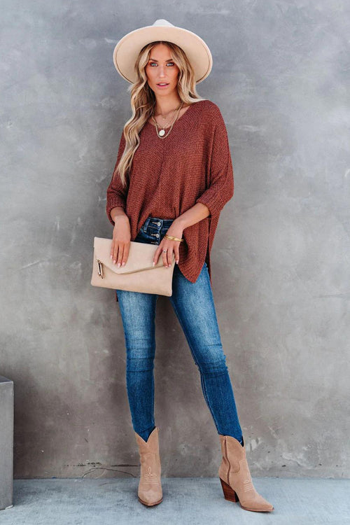 What You Love Long Sleeve Knit Sweater Top - 2 Colors