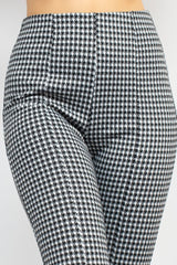 Plaid Bell Bottom Pants