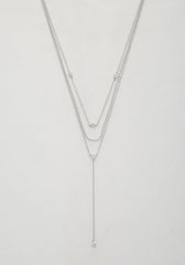 Dainty Metal Y Shape Necklace