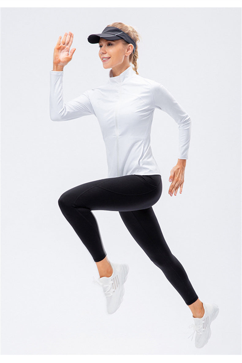 Zip Pocket Fleece Jacket & Leggings Set