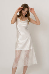 Narmin Nightgown-White