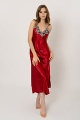 Oriane Nightgown-Red