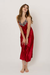 Oriane Nightgown-Red