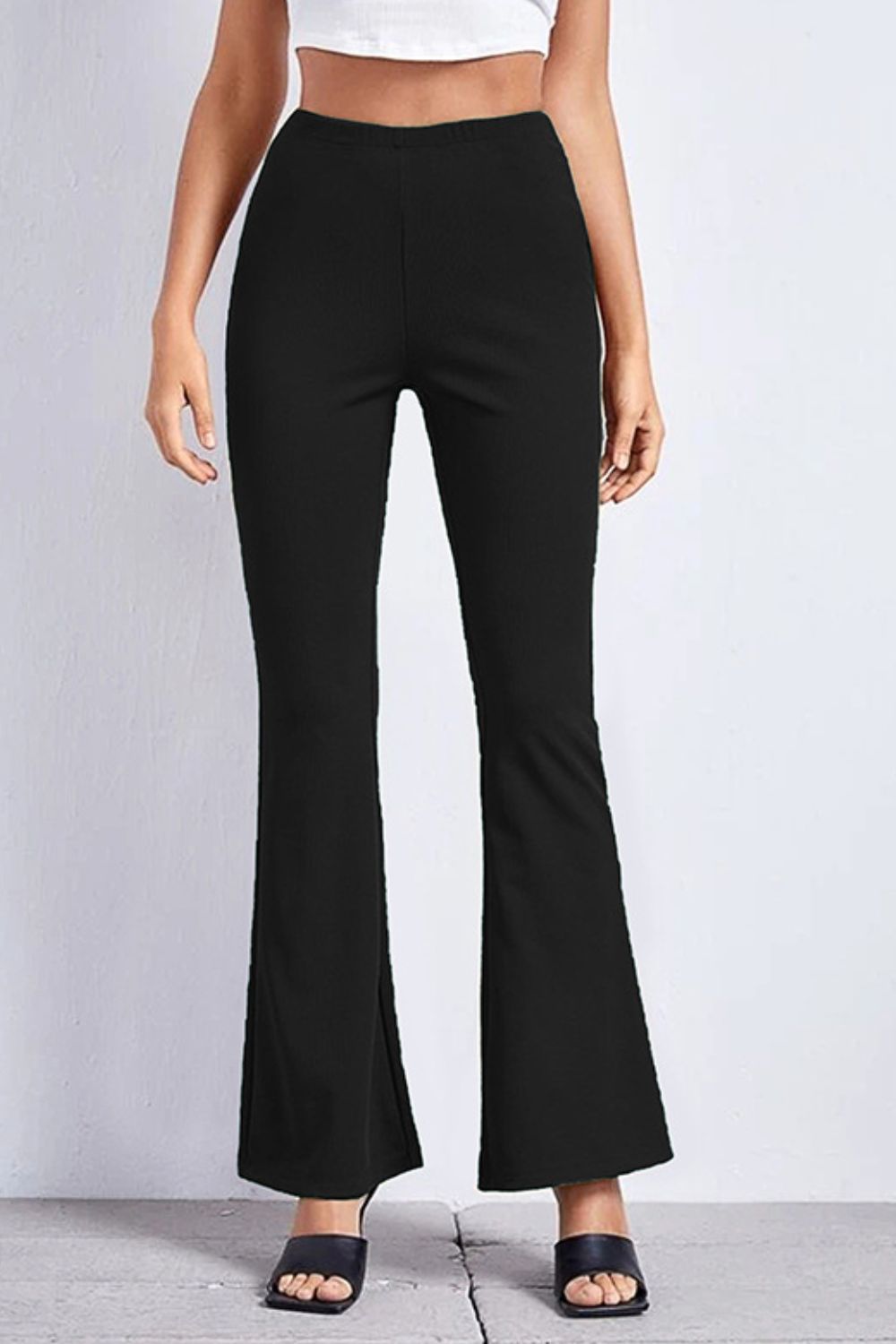 High Rise Flare Pants – Okanna